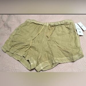 RVCA New Yume Linen Shorts, Large, NWT
